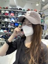 夏日抗風必備百搭後皮革鬆緊超挺棉麻棒球帽