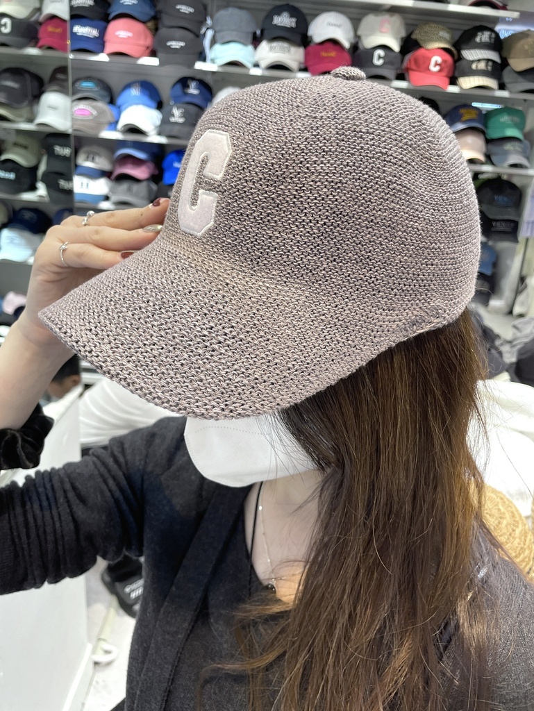 夏日抗風必備百搭後皮革鬆緊超挺棉麻棒球帽