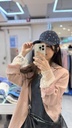 美式復古小碎花刺繡純棉老帽