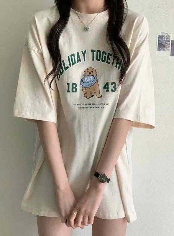長版狗狗棉T