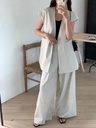 大牌感高級感設計款顯瘦西裝背心