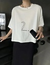 高質感設計款字母刺繡T恤