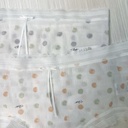 高質感蠶絲點點英字抗菌內褲韓製