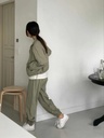 高質感特價立領側拉鍊口袋抽繩縮腰防風外套