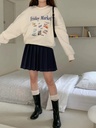 英文字食物厚磅大學T