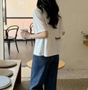 推薦舒服純棉寬版滑板T