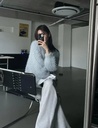 熱賣推薦冬裝新版內厚絨厚磅全鬆緊口袋寬褲