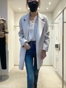 高質感100%羊毛中長版手工大衣(附綁帶