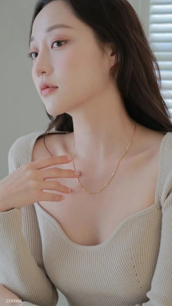 簡約蛇骨項鍊