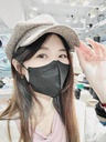 混色織紋秋冬感百搭報童帽
