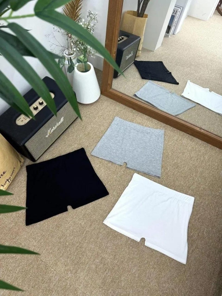低腰必備款超彈棉涼感防走光安全打底褲	