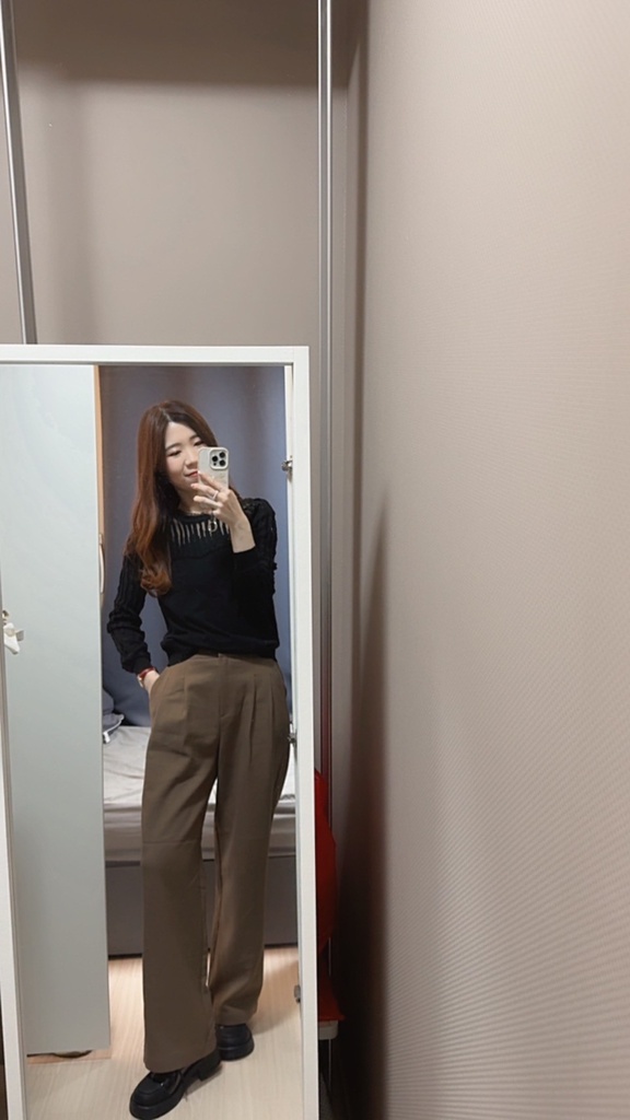 立體透視感女人顯瘦針織上衣