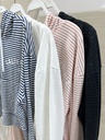 高質感特價超舒服條紋連帽拉鍊口袋外套