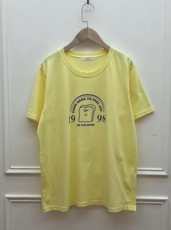 輕薄舒適1998英文吐司棉T