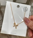 925純銀立體蝴蝶結項鍊