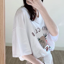 V領木瓜水果棉T