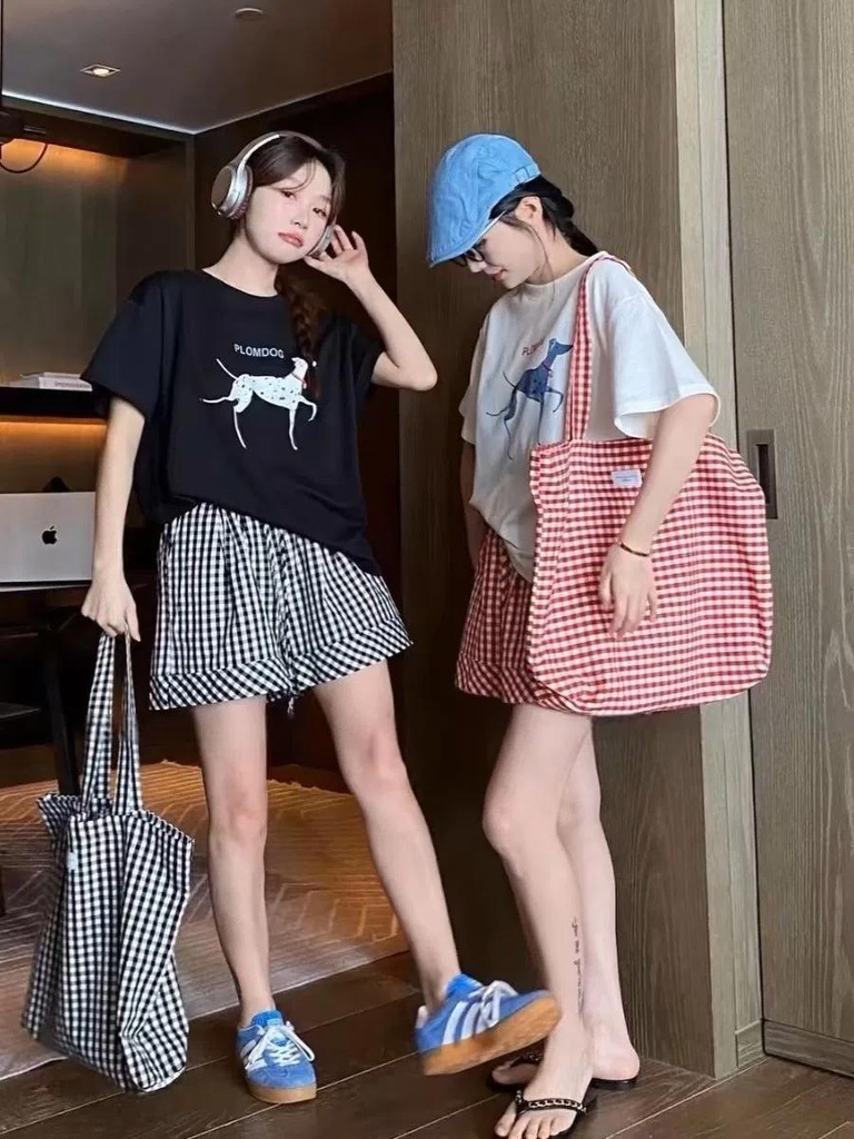 超值三件組涼感狗狗T+短褲+包包