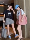 超值三件組涼感狗狗T+短褲+包包