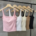 三扣超舒服涼感內衣背心(固定胸墊