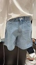 造型修身牛仔短褲