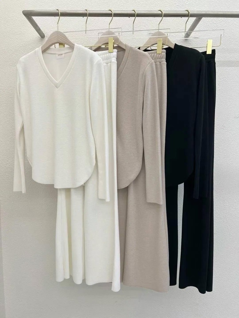 高質感超舒服長袖上衣+長褲套裝