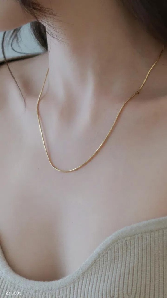 簡約蛇骨項鍊