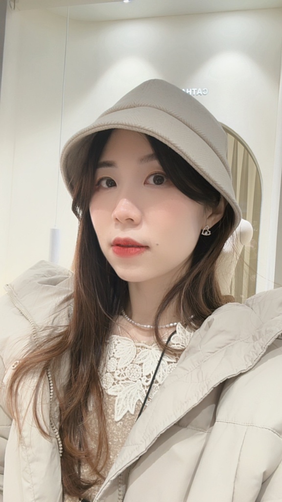 30%羊毛人字紋挺版帽子