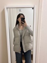 方領加絨修身長袖上衣