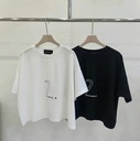 高質感設計款字母刺繡T恤