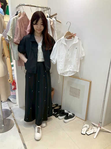 [JB724] 胸口小愛心短版外套