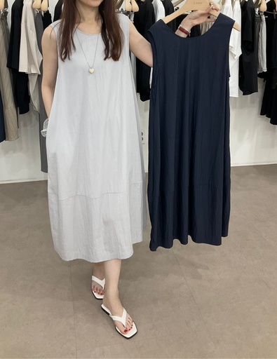 [C6737] 寬帶U領女神洋裝
