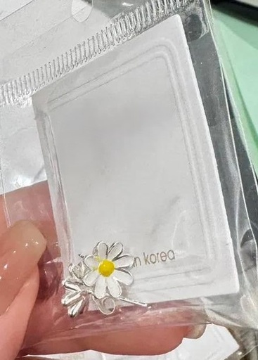 [M2307] 925純銀小雛菊耳環